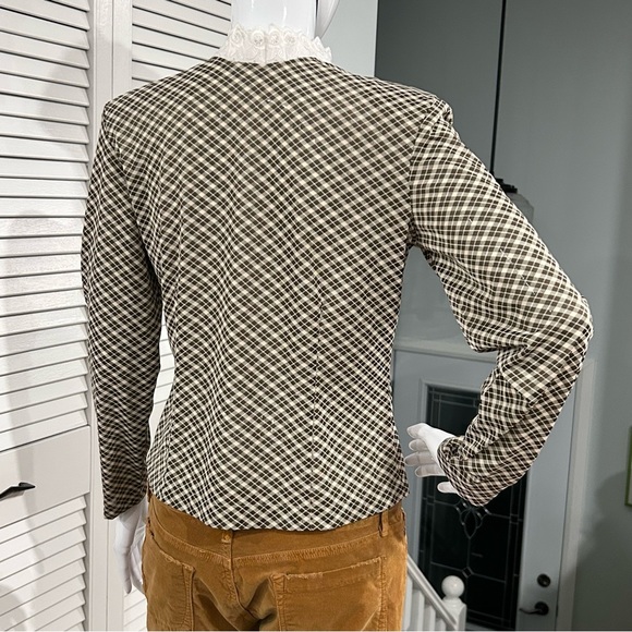 Vintage Plaid Button Down Blouse - Picture 9 of 11